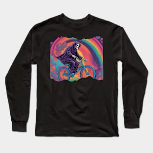 Grim Reaper Bikin’ Long Sleeve T-Shirt